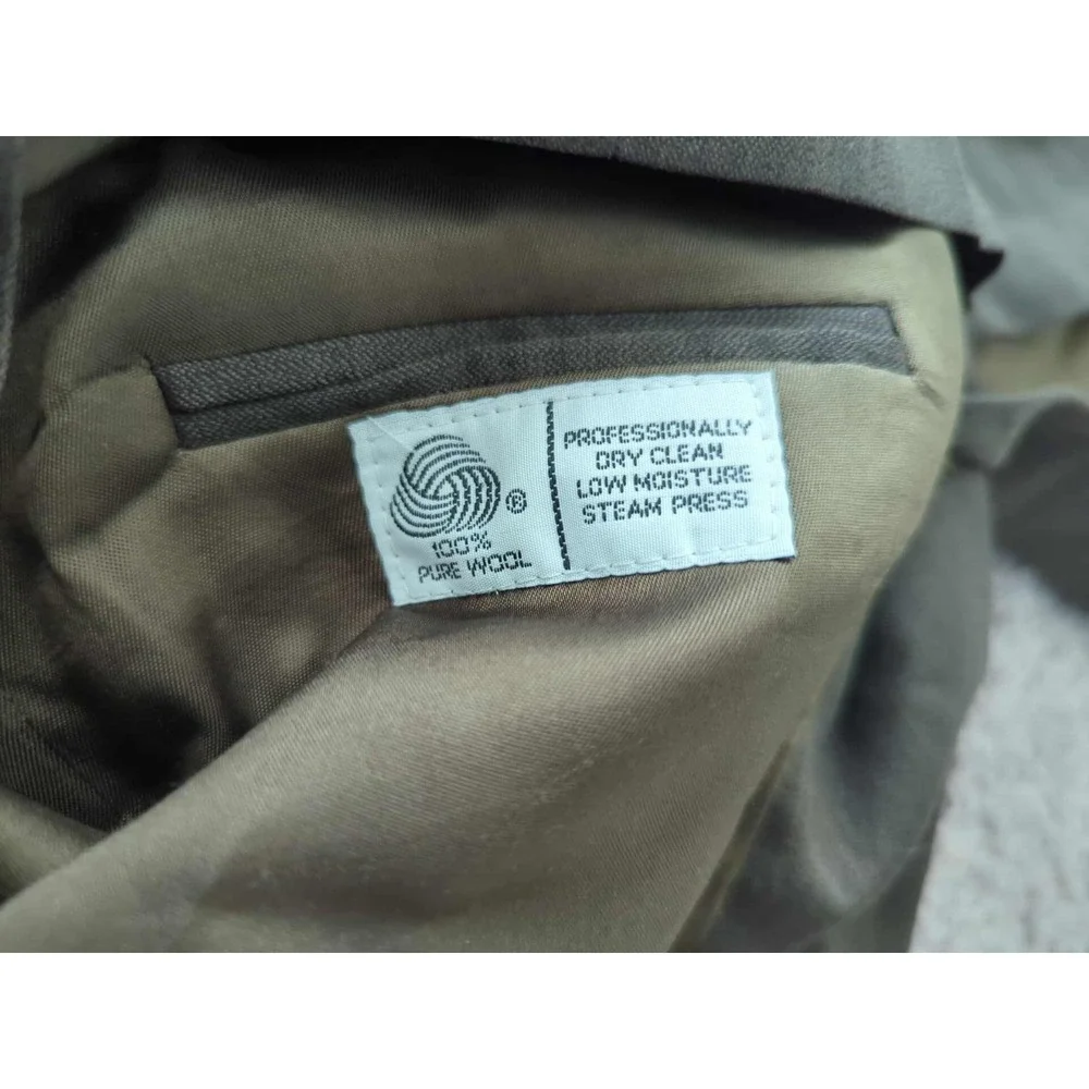 Vintage Pierre Balman Blazer Coat‎ Mens Pure Wool Made in USA *FLAW* AS IS